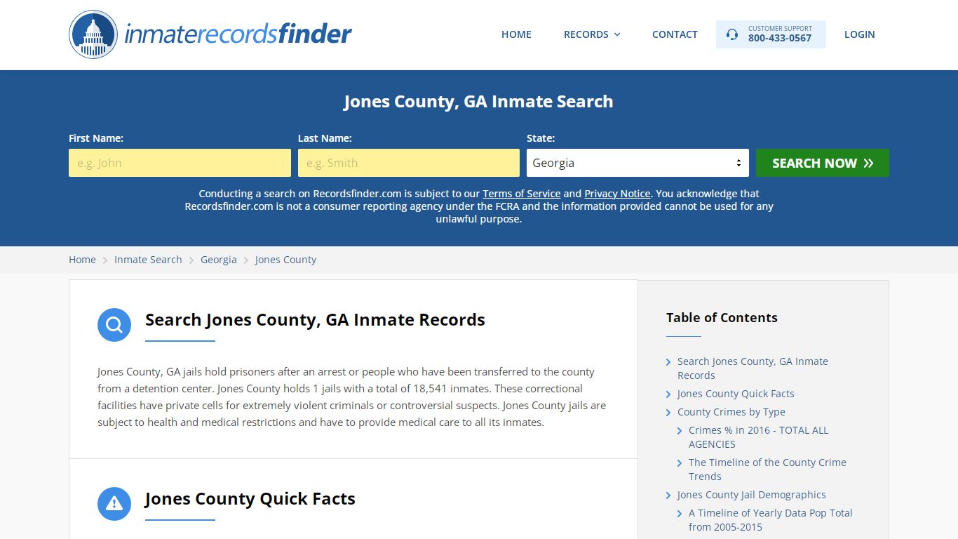 Jones County, GA Inmate Lookup & Jail Records Online